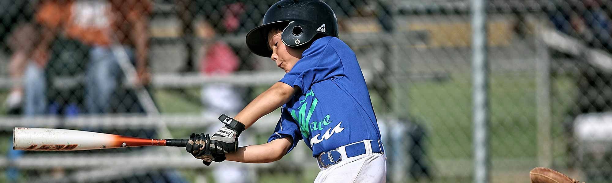 Kid Playing Baseball