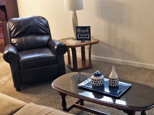 Recliner and Coffee Table